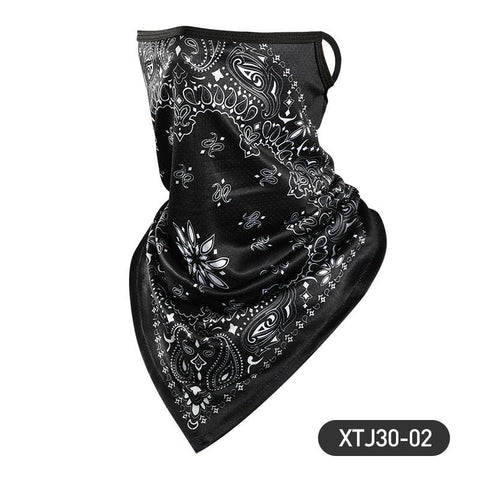 5pc Scarf Mask Bandana with Ear Loops , Neck Gaiter  Dust  Sun Protection Outdoors Face Mask for Women Men In Australia - Darrahopens