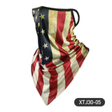 5pc Scarf Mask Bandana with Ear Loops , Neck Gaiter  Dust  Sun Protection Outdoors Face Mask for Women Men In Australia - Darrahopens