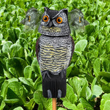 Decoys to Scare Birds Squirrels Away,Owls to Frighten Birds Rotating Head,Plastic Owl Decoy to Scare Birds Away Deterrent In Australia - Darrahopens