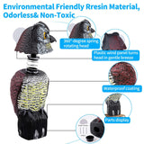 Decoys to Scare Birds Squirrels Away,Owls to Frighten Birds Rotating Head,Plastic Owl Decoy to Scare Birds Away Deterrent In Australia - Darrahopens