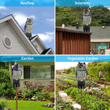 Decoys to Scare Birds Squirrels Away,Owls to Frighten Birds Rotating Head,Plastic Owl Decoy to Scare Birds Away Deterrent In Australia - Darrahopens