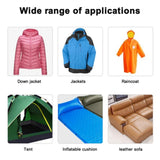10pc Repair Patches Self Adhesive Vinyl Outdoor Camping Gear Repair Kit,Waterproof Fabric Repair Patches