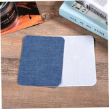 6 Pc Self-Adhesive Linen Fabric Patches, Multi Color, Can be Used for Linen Sofa Repair and Linen Clothes Repair, Quick Fix Sofa.