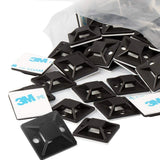 Small Cable Tie Adhesive Mount, Wires Zip Tie Adhesive-backed anchors perfect for Pedal Board Cable Management Outdoor Indoor In Australia - Darrahopens