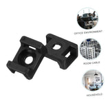 20pc Cable Tie Mounting, Zip Tie Base,Screw Hole, Cord Tie Mount Wire Tie Holder Fix Bottom Wire Management for Home In Australia - Darrahopens