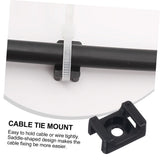 20pc Cable Tie Mounting, Zip Tie Base,Screw Hole, Cord Tie Mount Wire Tie Holder Fix Bottom Wire Management for Home
