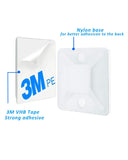 100pc Back-Glue Self Adhesive White Strong Cable Zip Tie Mounts  with Ties, Screws, Outdoor Sticky Wire Fasteners Cable In Australia - Darrahopens