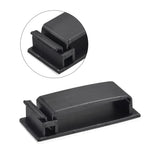 Nylon Adhesive Cable Clip Wire Clamp Organizer Holder Inner Black Self adhesive cable fixing seat, desktop cable card In Australia - Darrahopens