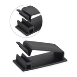 Nylon Adhesive Cable Clip Wire Clamp Organizer Holder Inner Black Self adhesive cable fixing seat, desktop cable card In Australia - Darrahopens