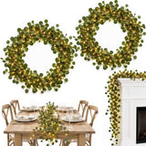 2Pcs  Faux Vine Lights Artificial Greenery Garlands, Vines with Fairy Lights for Fireplace, Table, Wedding, Home Décor In Australia - Darrahopens