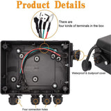 Winch Solenoid Relay Control Contactor Box for 8000-17000Lbs Electric ATV UTV Winch 12V