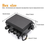 Winch Solenoid Relay Control Contactor Box for 8000-17000Lbs Electric ATV UTV Winch 12V