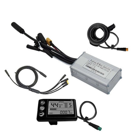 Three Mode Ebike Controller 17A 24V/36V/48V with S866 LCD Color Display Waterproof Connector 350W Motor Conversion Parts In Australia - Darrahopens