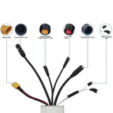 Three Mode Ebike Controller 17A 24V/36V/48V with S866 LCD Color Display Waterproof Connector 350W Motor Conversion Parts In Australia - Darrahopens
