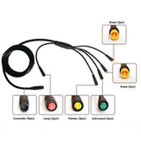 Three Mode Ebike Controller 17A 24V/36V/48V with S866 LCD Color Display Waterproof Connector 350W Motor Conversion Parts