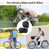 Bike Seat with Backrest, Oversized Bicycle Saddle with Back Support, Wide Bike Padded PU Cushion Saddle, Universal Saddle Replacement for Tricycle, Height Adjustable In Australia - Darrahopens