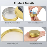 100PCS Small Aluminum Cans, 2oz Metal Round Tins, 60ml Metal Container with Screw Lid, DIY Candle Making Jar, Refillable Cans for Lotion Bars, Balms, Salves, Spices, Tea Leaves, Beads In Australia - Darrahopens