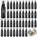 100PCS Black Plastic Spray Bottles, 2oz Portable Travel Bottle, 60 ml Fine Mist Sprayers, Refillable Empty Plastic Containers for Perfumes Cosmetics Cleaning Solutions In Australia - Darrahopens