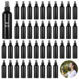 90PCS Black Plastic Spray Bottles, 4oz Portable Travel Bottle, 120 ml Fine Mist Sprayers, Refillable Empty Plastic Containers for Perfumes Cosmetics Cleaning Solutions