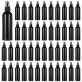 90PCS Black Plastic Spray Bottles, 4oz Portable Travel Bottle, 120 ml Fine Mist Sprayers, Refillable Empty Plastic Containers for Perfumes Cosmetics Cleaning Solutions