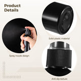 90PCS Black Plastic Spray Bottles, 4oz Portable Travel Bottle, 120 ml Fine Mist Sprayers, Refillable Empty Plastic Containers for Perfumes Cosmetics Cleaning Solutions