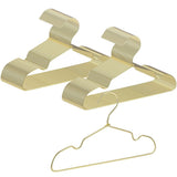 40PCS Gold Aluminum Hangers, 13 in Heavy Duty Small Clothes Hangers for Wardrobe Organization, Non Slip Slim Design Space Saving Closet Organizer for Coats Pants and Clothes Storage
