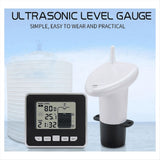 Ultrasonic Wireless Water Tank Liquid Level Meter with Temperature Sensor Level Monitor Time Display Low Battery Alarm In Australia - Darrahopens