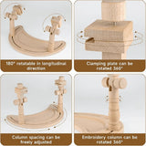 Embroidery Hoop Stand Adjustable - 360°Rotated Embroidery Frame Stand, Embroidery Stands for Hand Work Art Craft In Australia - Darrahopens