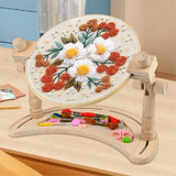 Embroidery Hoop Stand Adjustable - 360°Rotated Embroidery Frame Stand, Embroidery Stands for Hand Work Art Craft