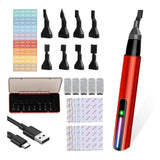 Reciprocating Sander, Mini Detail Sander Tool, USB Quick Charging Electric Sanding Pen for Grinding Polishing Crafts