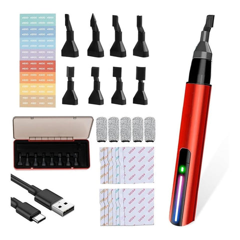Reciprocating Sander, Mini Detail Sander Tool, USB Quick Charging Electric Sanding Pen for Grinding Polishing Crafts