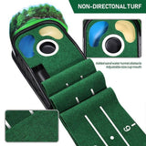 Golf Putting Mat, Dual Hazard Putting Mat, Boasts Genuine Green Speed and a Wrinkle, Indoor&Outdoor Training Aid, Perfect Golf Gift In Australia - Darrahopens