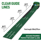 Golf Putting Mat, Dual Hazard Putting Mat, Boasts Genuine Green Speed and a Wrinkle, Indoor&Outdoor Training Aid, Perfect Golf Gift In Australia - Darrahopens