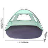 Beach Tent, Polyester Beach Tent UPF50+, Portable Shade For Beach, Camping And Outdoor Leisure In Australia - Darrahopens