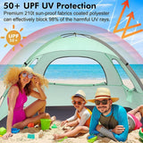 Beach Tent, Polyester Beach Tent UPF50+, Portable Shade For Beach, Camping And Outdoor Leisure In Australia - Darrahopens