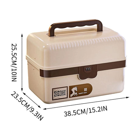 Multi Layer Plastic Storage Box, Portable Folding Organizer, for Art Sewing Supplies And Daily Small Item Classification In Australia - Darrahopens