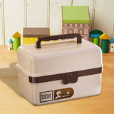 Multi Layer Plastic Storage Box, Portable Folding Organizer, for Art Sewing Supplies And Daily Small Item Classification
