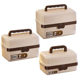 Multi Layer Plastic Storage Box, Portable Folding Organizer, for Art Sewing Supplies And Daily Small Item Classification