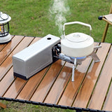 Butane Camping Stove, Portable Folding Gas Burner for Camping, Emergency Use and Outdoor Cooking