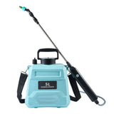 1.35 Gallon Battery Powered Garden Sprayer with Handle, USB Rechargeable Portable Knapsack Sprayer with 3 Mist Nozzles, Backpack Sprayer for Lawn, Garden, Yard In Australia - Darrahopens