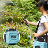 1.35 Gallon Battery Powered Garden Sprayer with Handle, USB Rechargeable Portable Knapsack Sprayer with 3 Mist Nozzles, Backpack Sprayer for Lawn, Garden, Yard