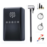 Portable Car Jump Starter and Inflator Pump, 6000A 12V with 150PSI, LCD Display, Emergency Charging for Cars, Bikes, Balls, and More, Includes LED Flashlight and 4 Nozzles In Australia - Darrahopens