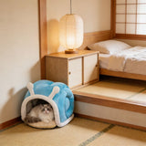 All Season Semi Enclosed Pet Bed 14.96x13.78In Cat Dog House Design Organizer For Thick Warm Filling Foldable Easy Clean Safe Private Space All Weather Use Indoor Home Pet Care Decor Beds In Australia - Darrahopens