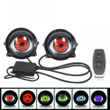 Evil Eye LED Dynamic Headlight, Universal LED Lens Light for Car Motorcycle Modification, 2 PC, Style B