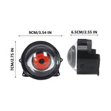Evil Eye LED Dynamic Headlight, Universal LED Lens Light for Car Motorcycle Modification, 2 PC, Style B