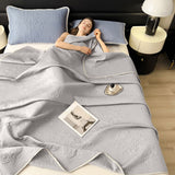 70.9x78.7in Cooling Summer Quilt, Long Lasting Cool, Lightweight Blanket for Bed Dorm(NavyB) In Australia - Darrahopens