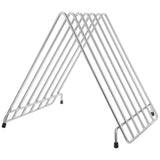 Stainless Steel Cutting Board Holder Silver Kitchen Tool 1Pc