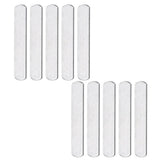 Steel Plates for Weighted Vests Plated Silver Fitness Accessories 10Pcs In Australia - Darrahopens