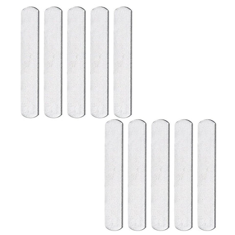 Steel Plates for Weighted Vests Plated Silver Fitness Accessories 10Pcs In Australia - Darrahopens
