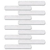 Steel Plates for Weighted Vests Plated Silver Fitness Accessories 10Pcs